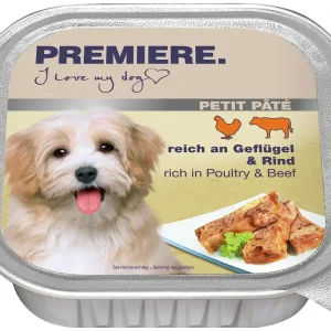 PREMIERE Petit Pate Adult Geflügel und Rind 150 g Aktuell